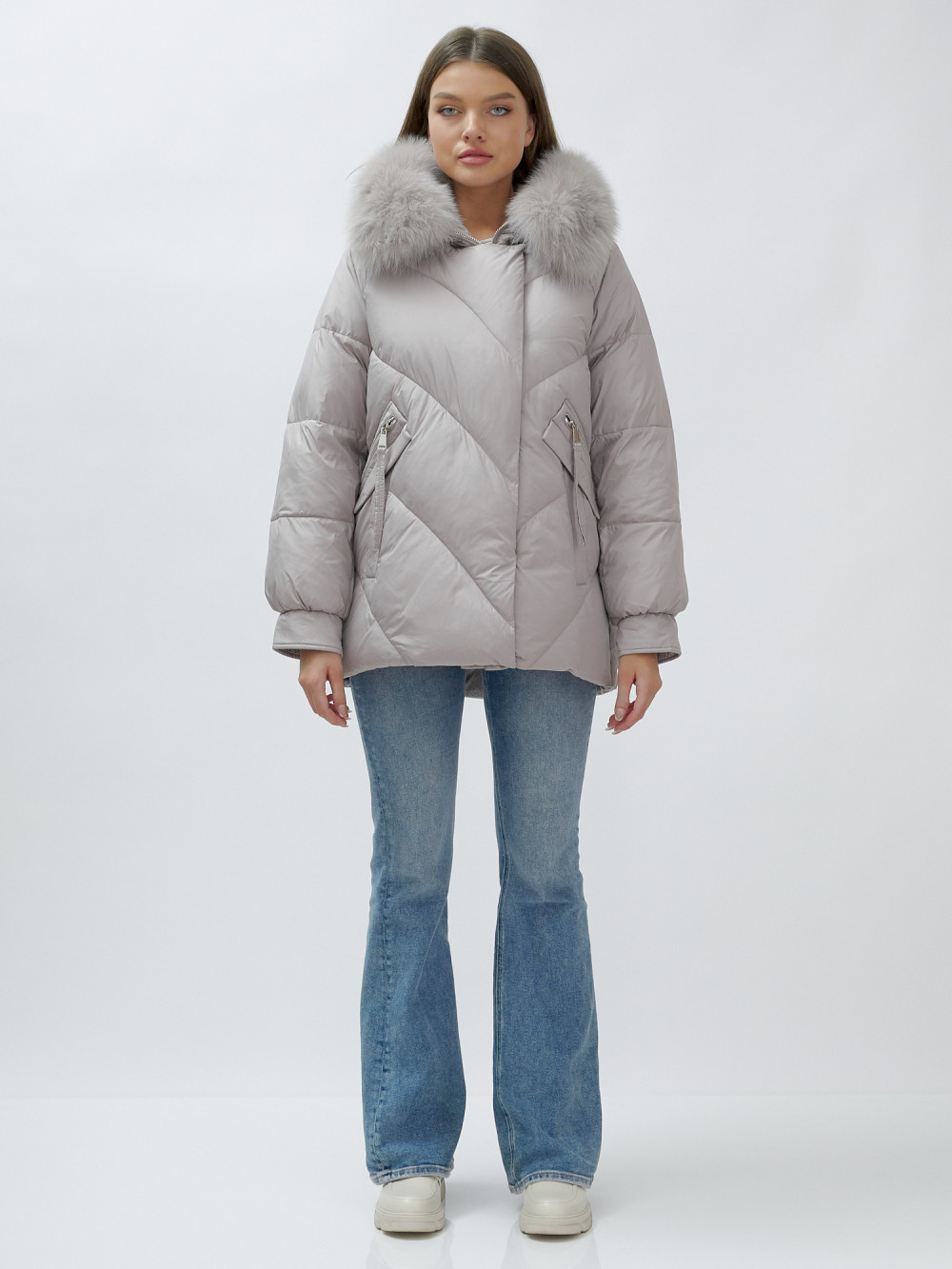 

Куртка женская MTFORCE 6227 серая XXL, Серый, 6227