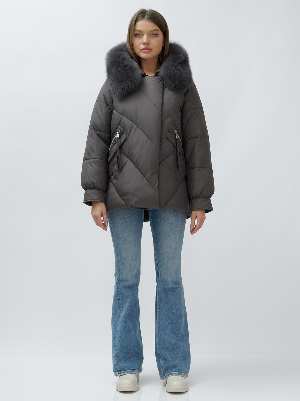 Куртка женская MTFORCE 6227 серая XXL 26440₽