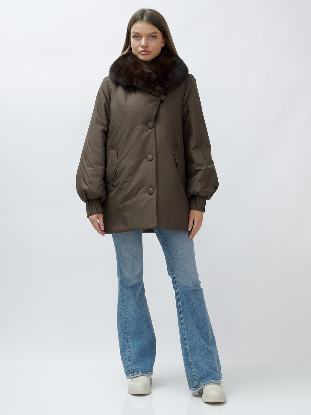 

Куртка женская MTFORCE 8166 коричневая XXL, Коричневый, 8166