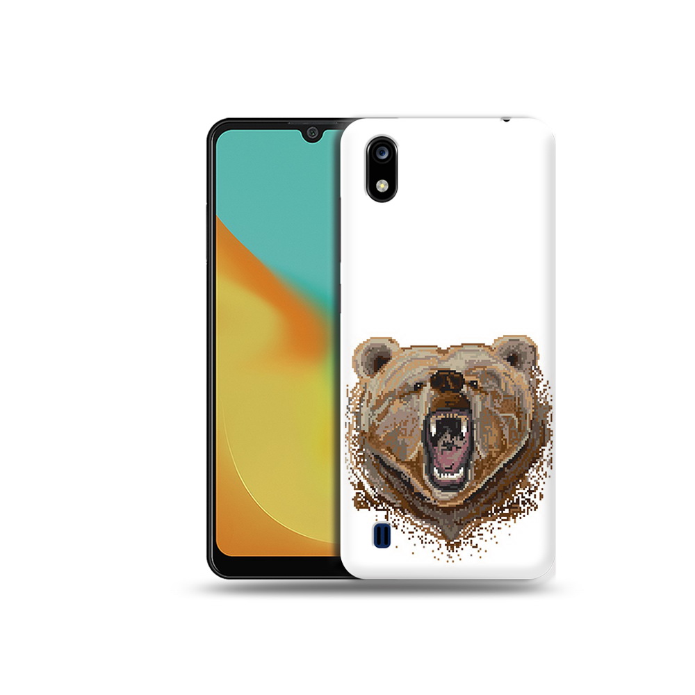 

Чехол MyPads Tocco для ZTE Blade A7 пиксельный медведь (PT136477.473.539), Прозрачный, Tocco