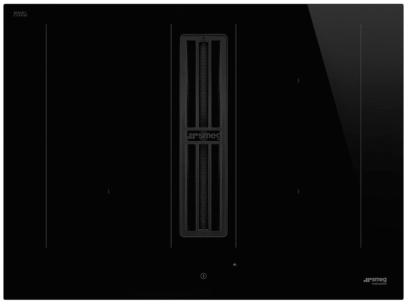 Встраиваемая варочная панель индукционная Smeg HOBD472D черный светильник настенный светодиодный rexant 4 вт 2800 3200 к 700 лм ip20 черный 610 001