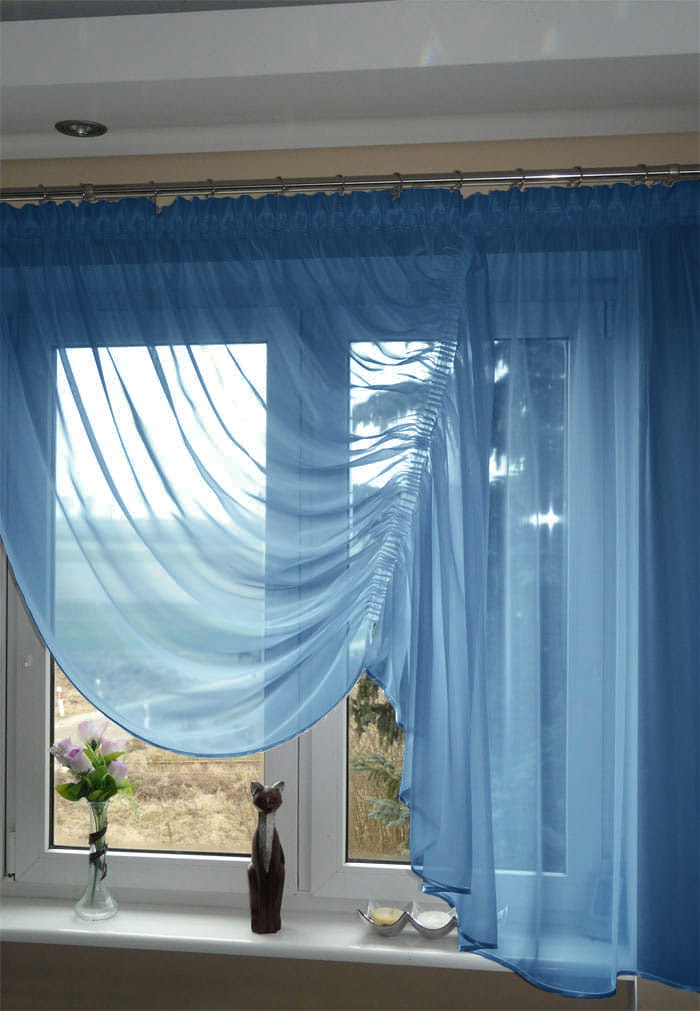 

Шторы Озеро ЭЛЛ-1 280x180 синие, ЭЛЛ-1