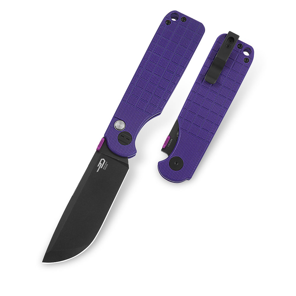 

Нож Bestech Glok сталь 14C28N, рукоять G10 фиолетовая, Фиолетовый, BG55D