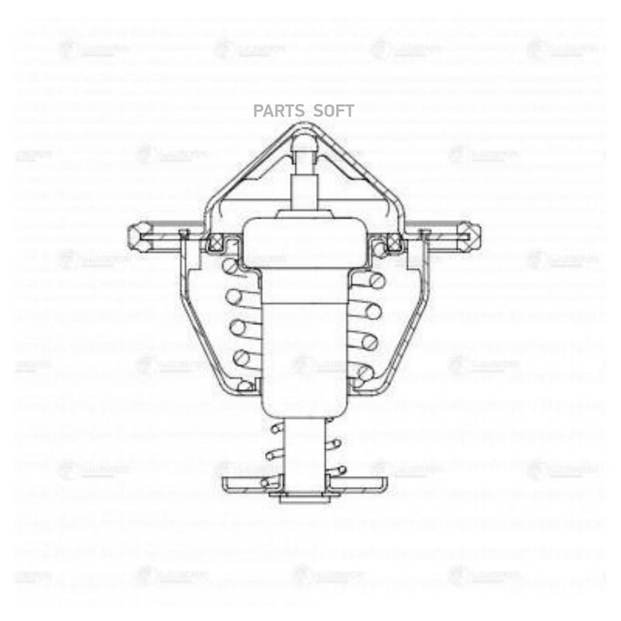 Фильтр воздушный двигателя KNECHT LX 208