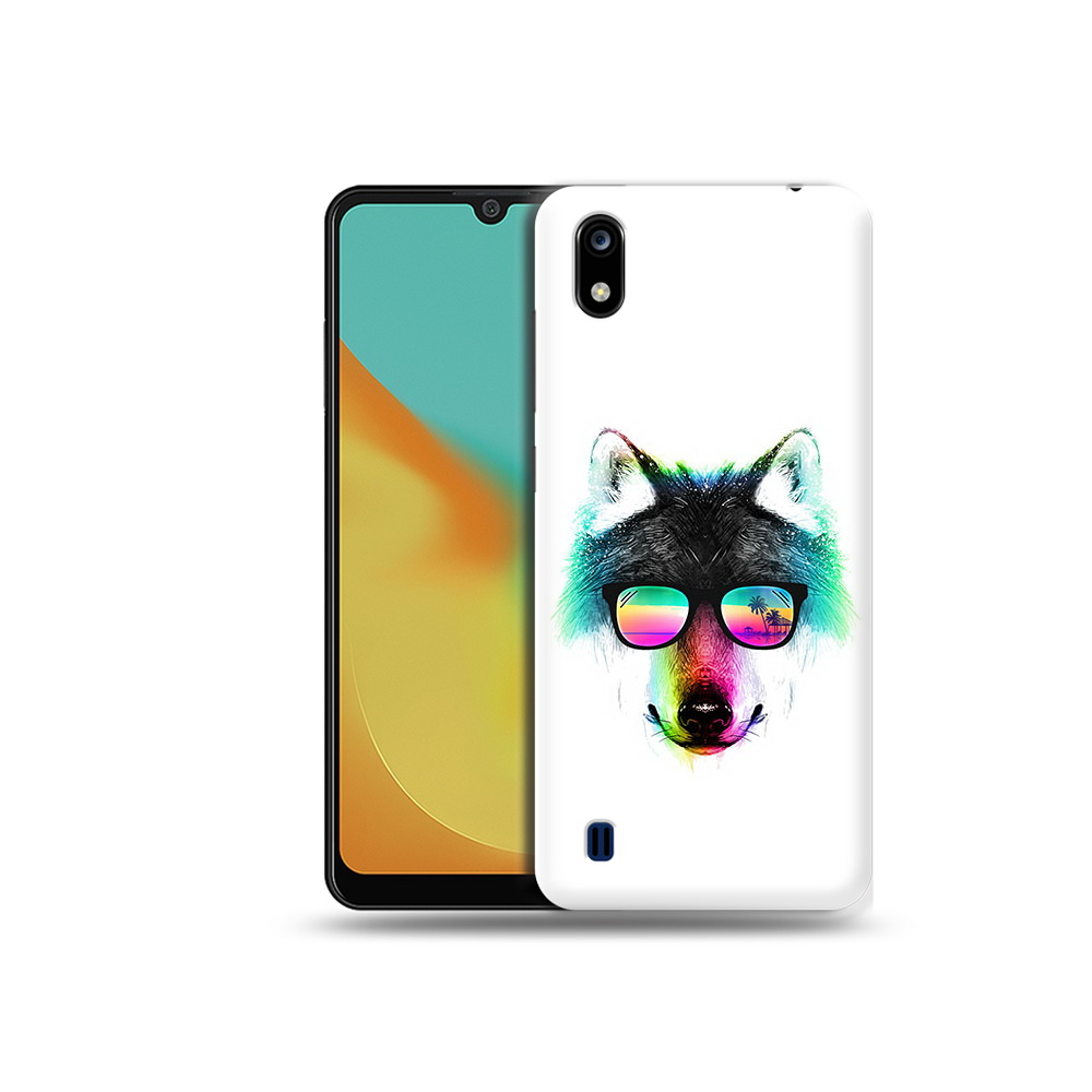 

Чехол MyPads Tocco для ZTE Blade A7 радужный волк (PT136477.473.567), Прозрачный, Tocco