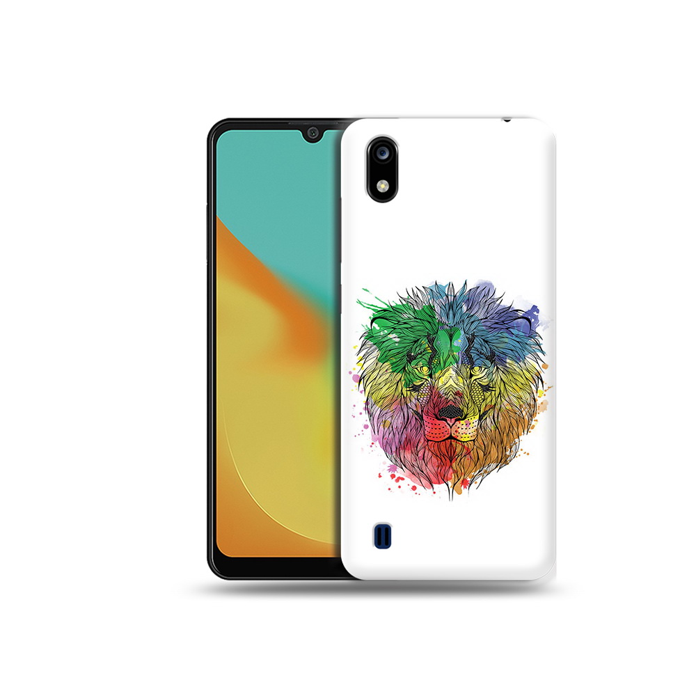 Чехол MyPads Tocco для ZTE Blade A7 разноцветный гордый лев (PT136477.473.573)