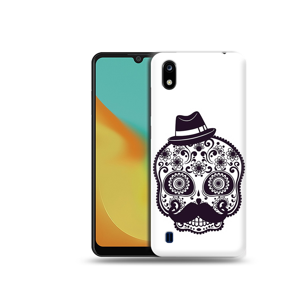 

Чехол MyPads Tocco для ZTE Blade A7 разрисованный скелет (PT136477.473.575), Прозрачный, Tocco