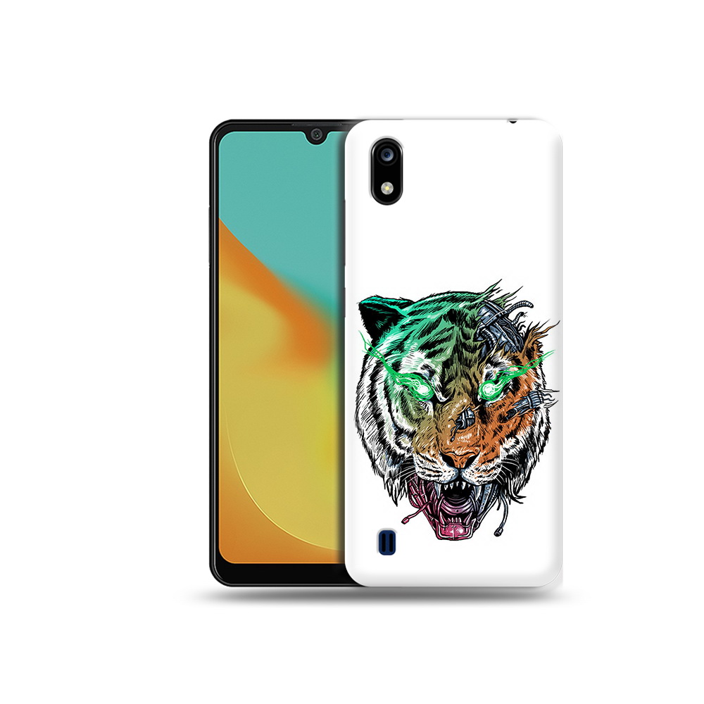 

Чехол MyPads Tocco для ZTE Blade A7 робо-тигр (PT136477.473.584), Прозрачный, Tocco