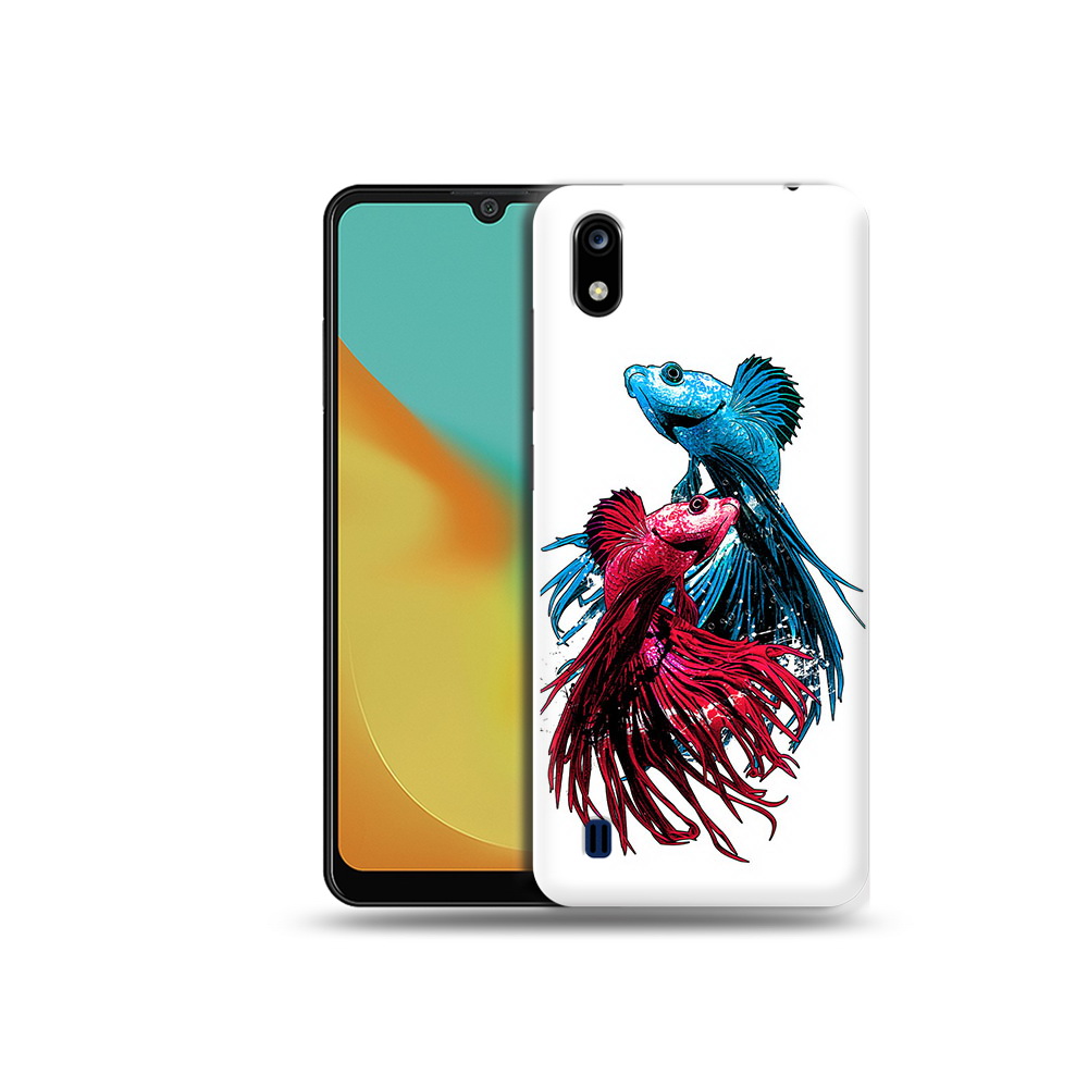 Чехол MyPads Tocco для ZTE Blade A7 рыбы петушки (PT136477.473.592)