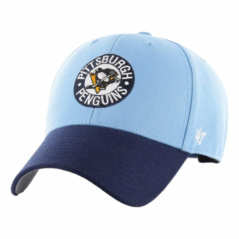 Бейсболка унисекс 47 BRAND Pittsburgh Penguins blue, one size