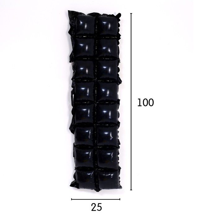 фото Панно фольгированное 37 х 142 см, 2 ряда, цвет чёрный страна карнавалия