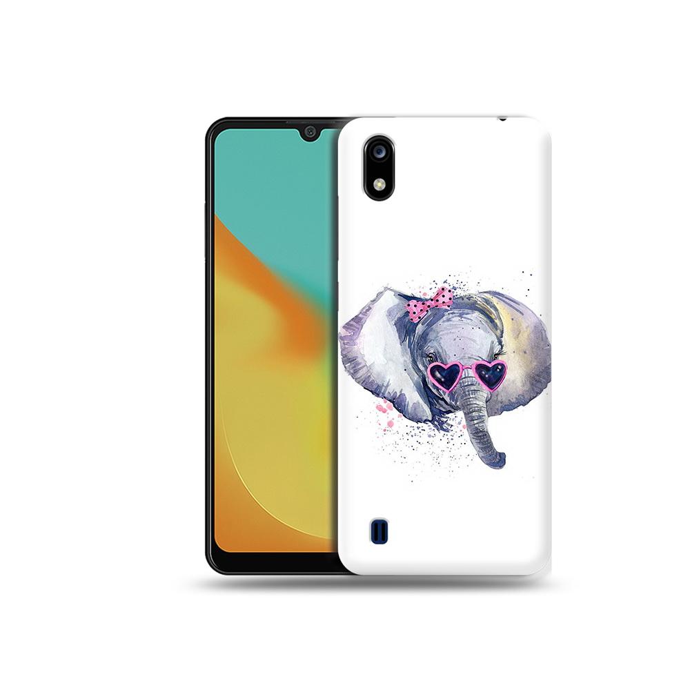 

Чехол MyPads Tocco для ZTE Blade A7 слоник в очках (PT136477.473.608), Прозрачный, Tocco