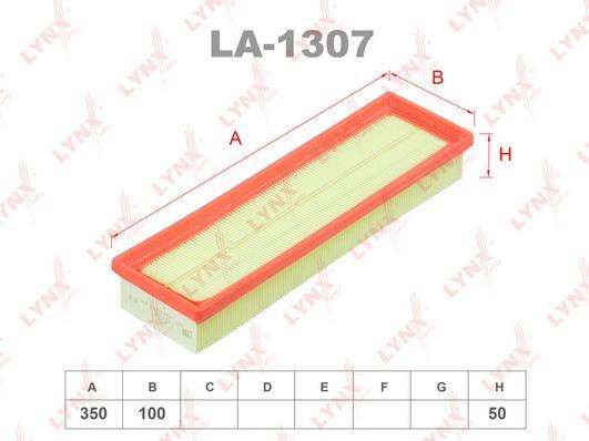 

Фильтр воздушный Lynx la1307 для Citroen C4 I; Peugeot 206, 307