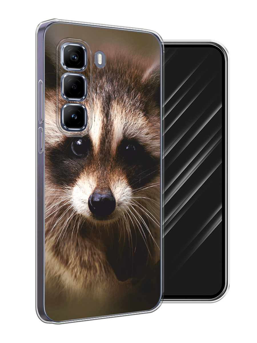 

Чехол Awog на Infinix Hot 50 Pro "Енот", Коричневый, 3106950-1
