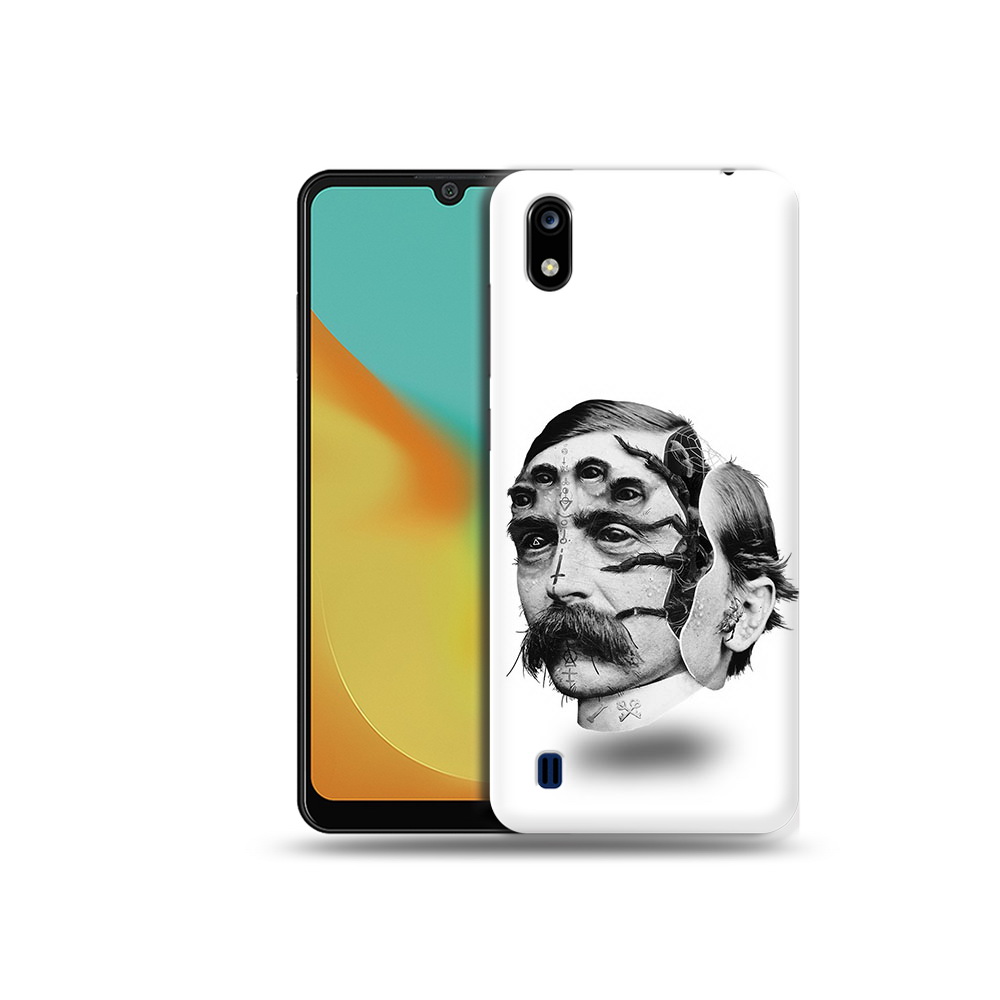 Чехол MyPads Tocco для ZTE Blade A7 страшное лицо мужчины (PT136477.473.629)