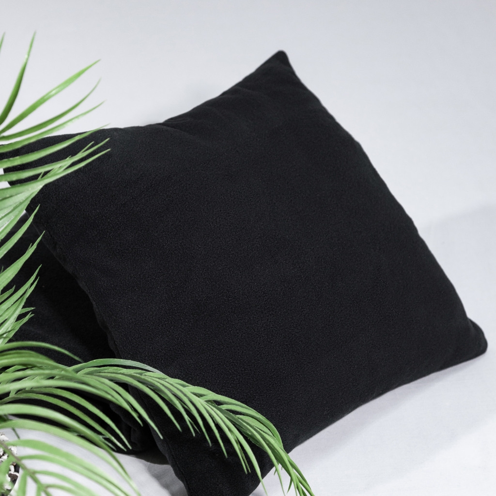 

Подушка флисовая WELLNESS WP44-Black 40x40, Черный, Подушка флисовая Black
