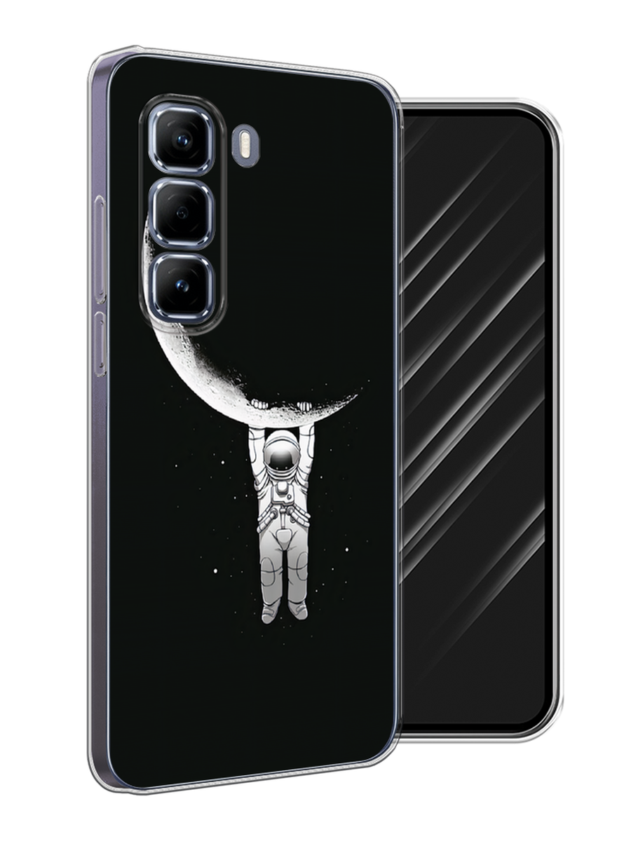 

Чехол Awog на Infinix Hot 50 Pro "Космонавт", Белый;черный, 3106950-1