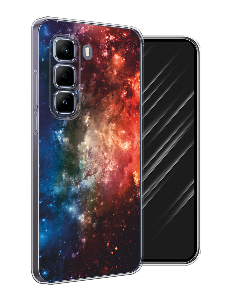 

Чехол Awog на Infinix Hot 50 Pro "Космос", Синий;бежевый;красный, 3106950-1