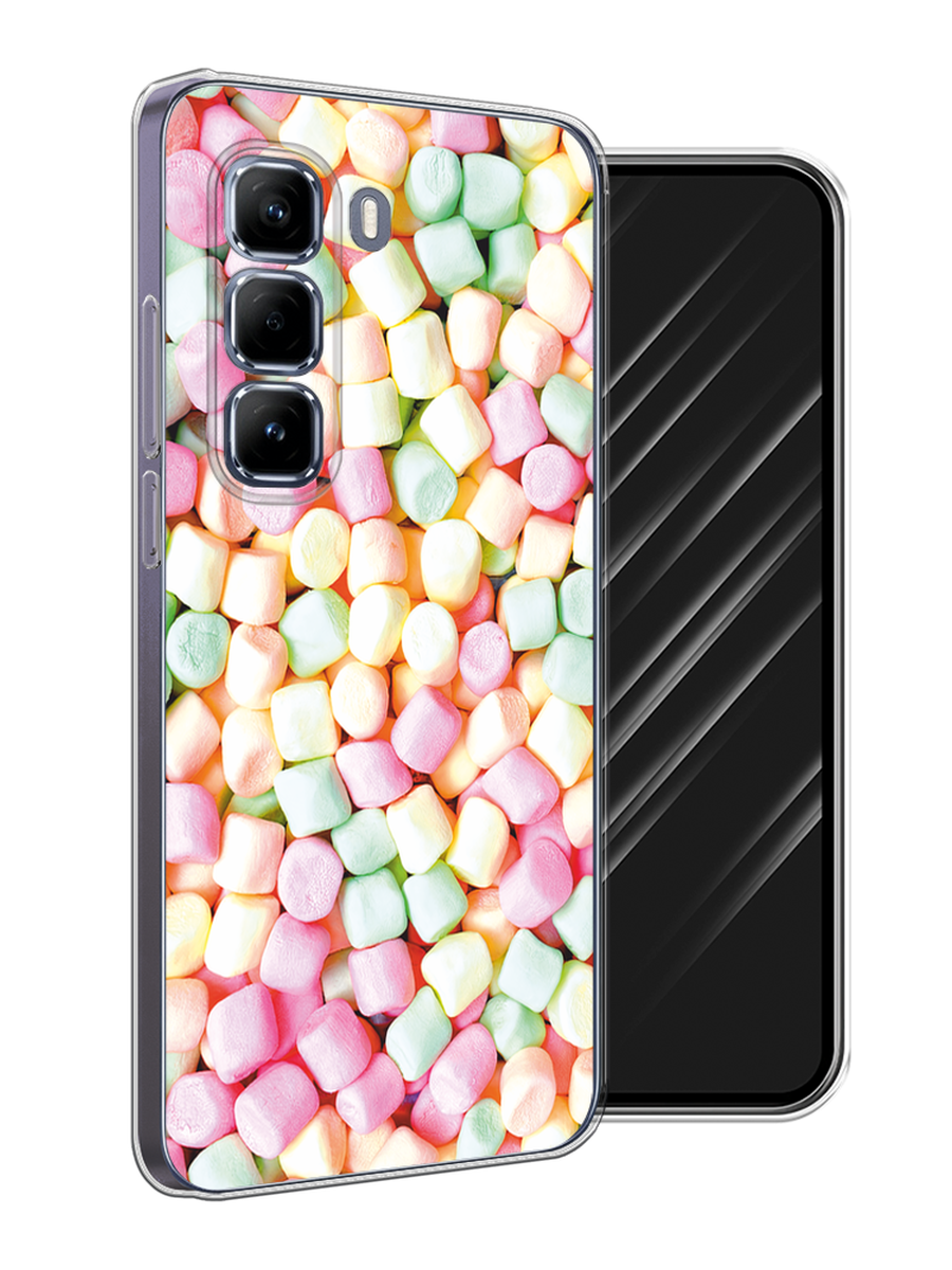 

Чехол Awog на Infinix Hot 50 Pro "Marshmallows", Зеленый;желтый;розовый, 3106950-1