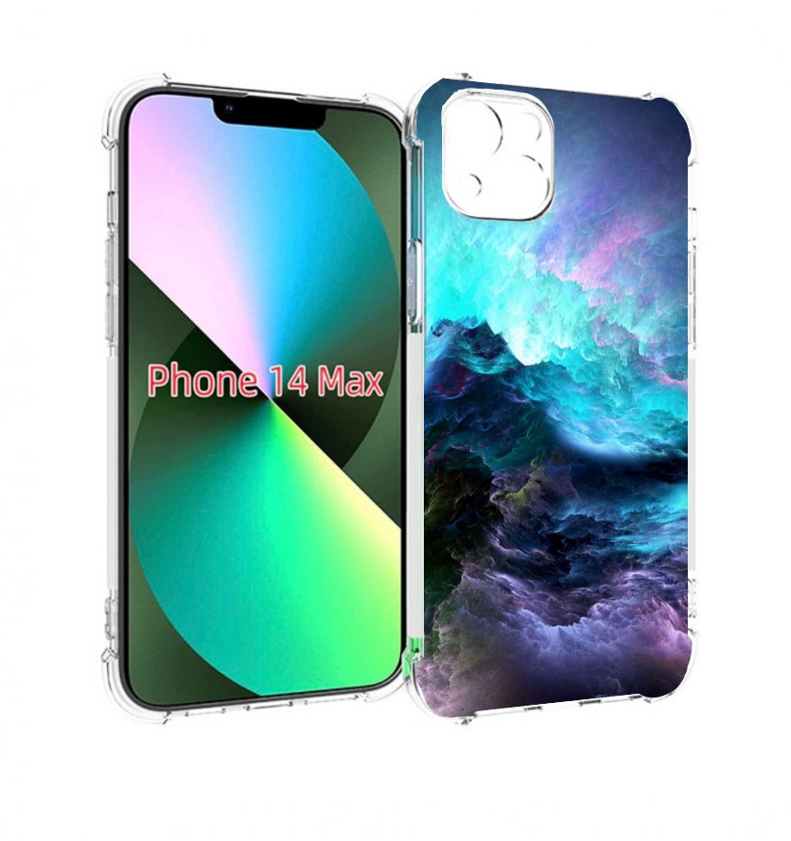 

Чехол MyPads Волна для iPhone 14 Plus (6.7), Прозрачный, Tocco