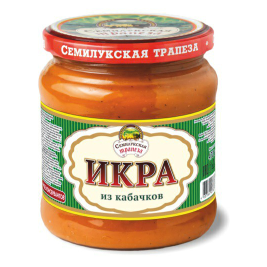 

Икра Семилукская трапеза кабачковая 470 г