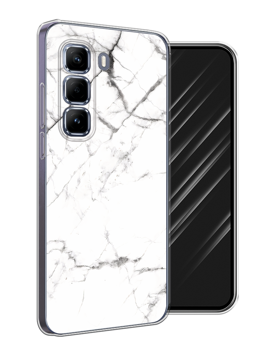 

Чехол Awog на Infinix Hot 50 Pro "Светлый мрамор", Серый, 3106950-1