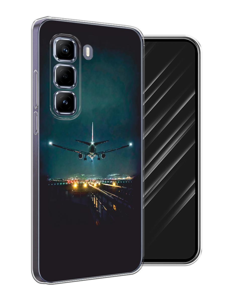 

Чехол Awog на Infinix Hot 50 Pro "Ночной рейс", Черный, 3106950-1