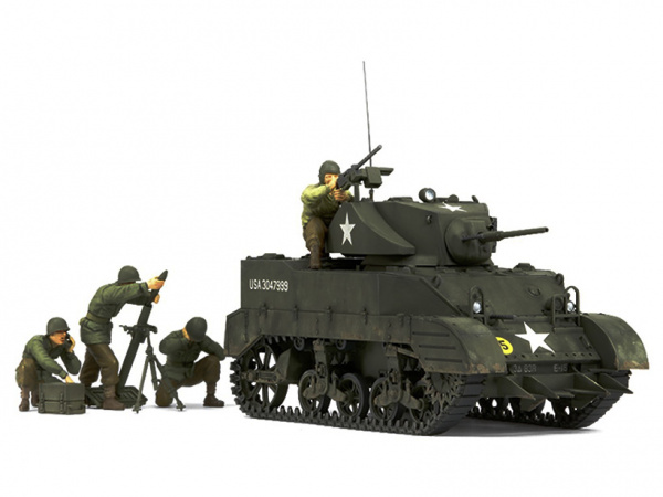 

Модель Tamiya 1/35 U.S. Light Tank M5A1 "Pursuit Operation" Set (w/4 Figures) 35313