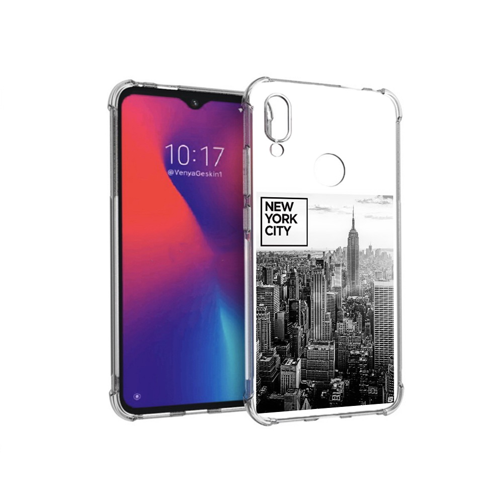 

Чехол MyPads Tocco для Xiaomi Redmi Note 7 черно белый ньюерк (PT125338.275.686), Прозрачный, Tocco