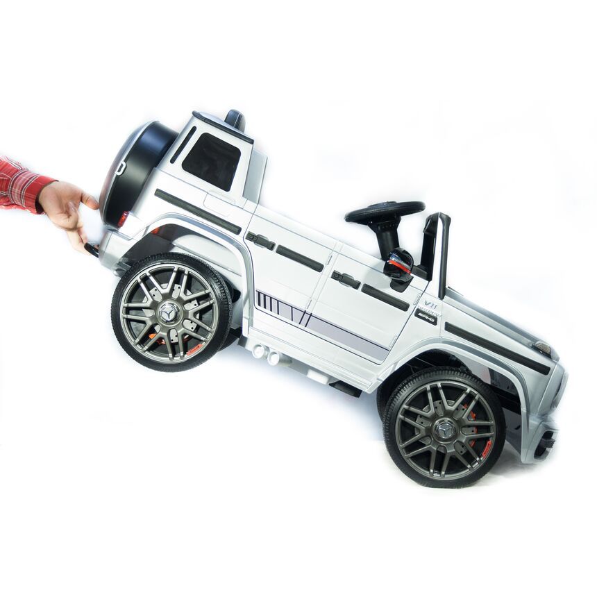 фото Детский автомобиль toyland mercedes benz g 63 small bbh-0002 серебро