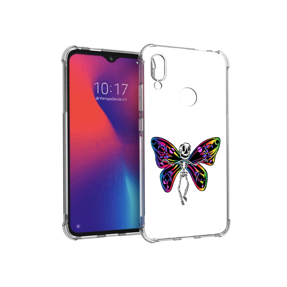 

Чехол MyPads Tocco для Xiaomi Redmi Note 7 эффект бабочки (PT125338.275.701), Прозрачный, Tocco