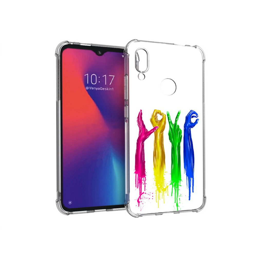 

Чехол MyPads Tocco для Xiaomi Redmi Note 7 яркие руки love (PT125338.275.707), Прозрачный, Tocco