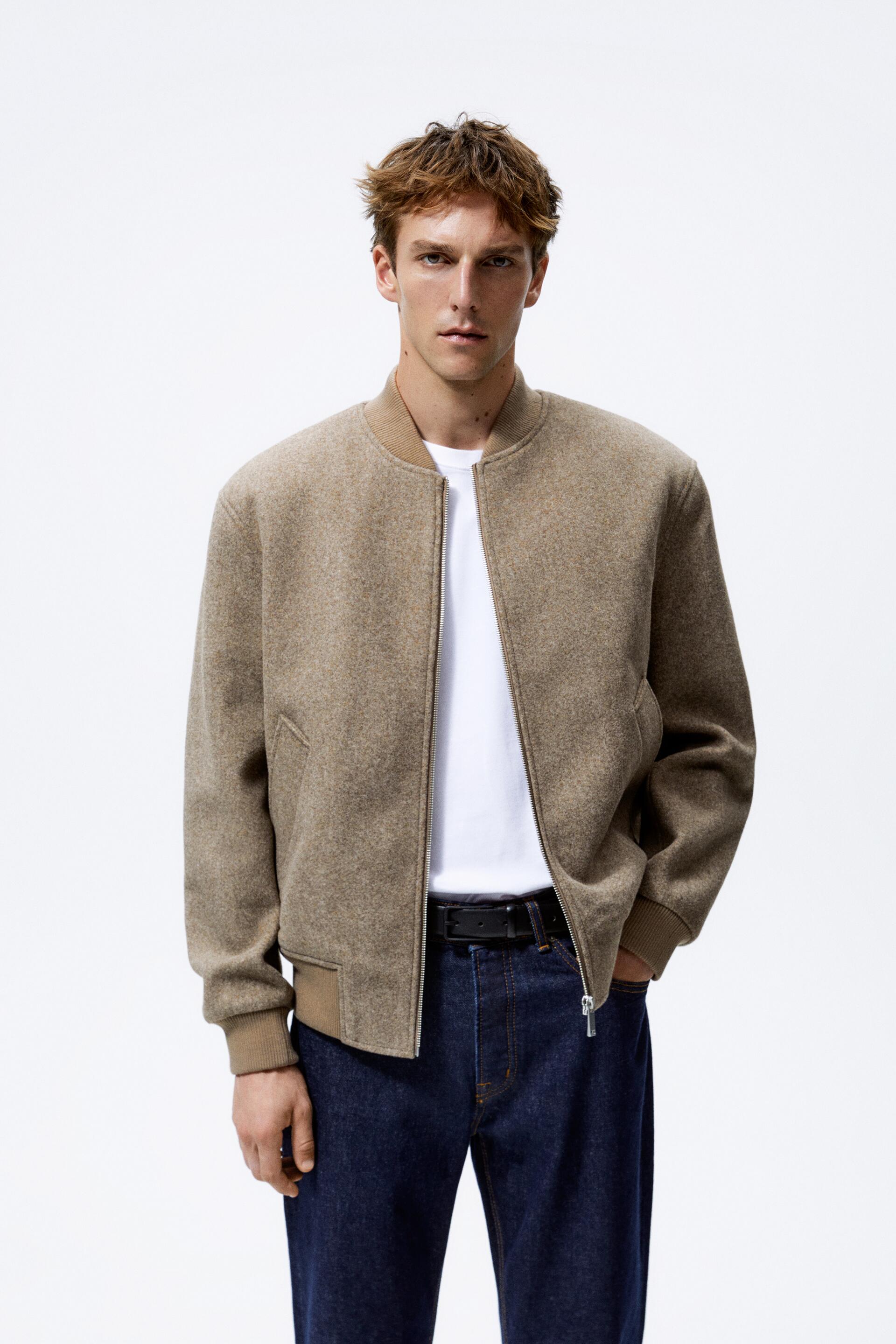 

Куртка мужская ZARA 05070772 бежевая M, 05070772