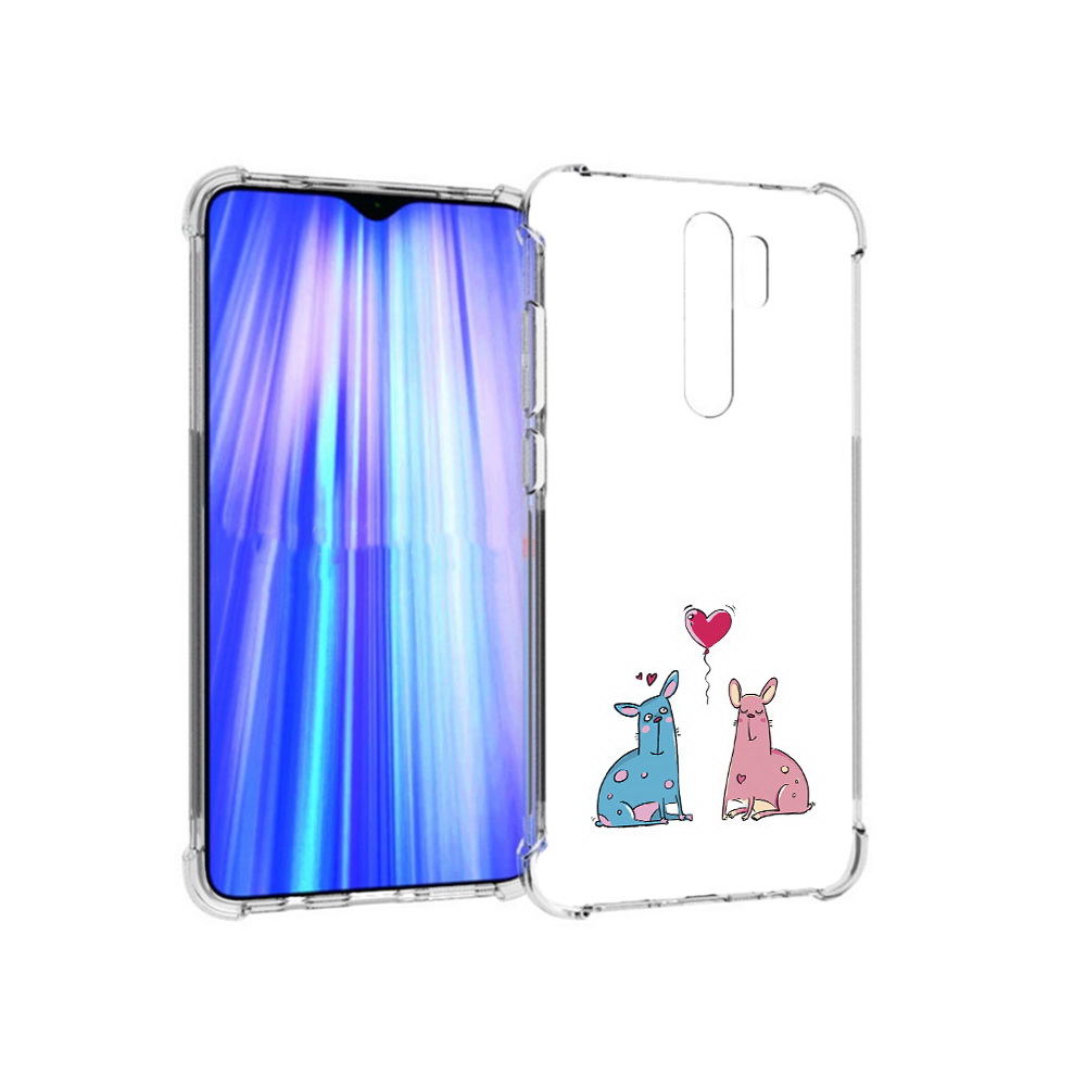

Чехол MyPads Tocco для Xiaomi Redmi Note 8 Pro Лама любовь (PT135544.276.102), Прозрачный, Tocco
