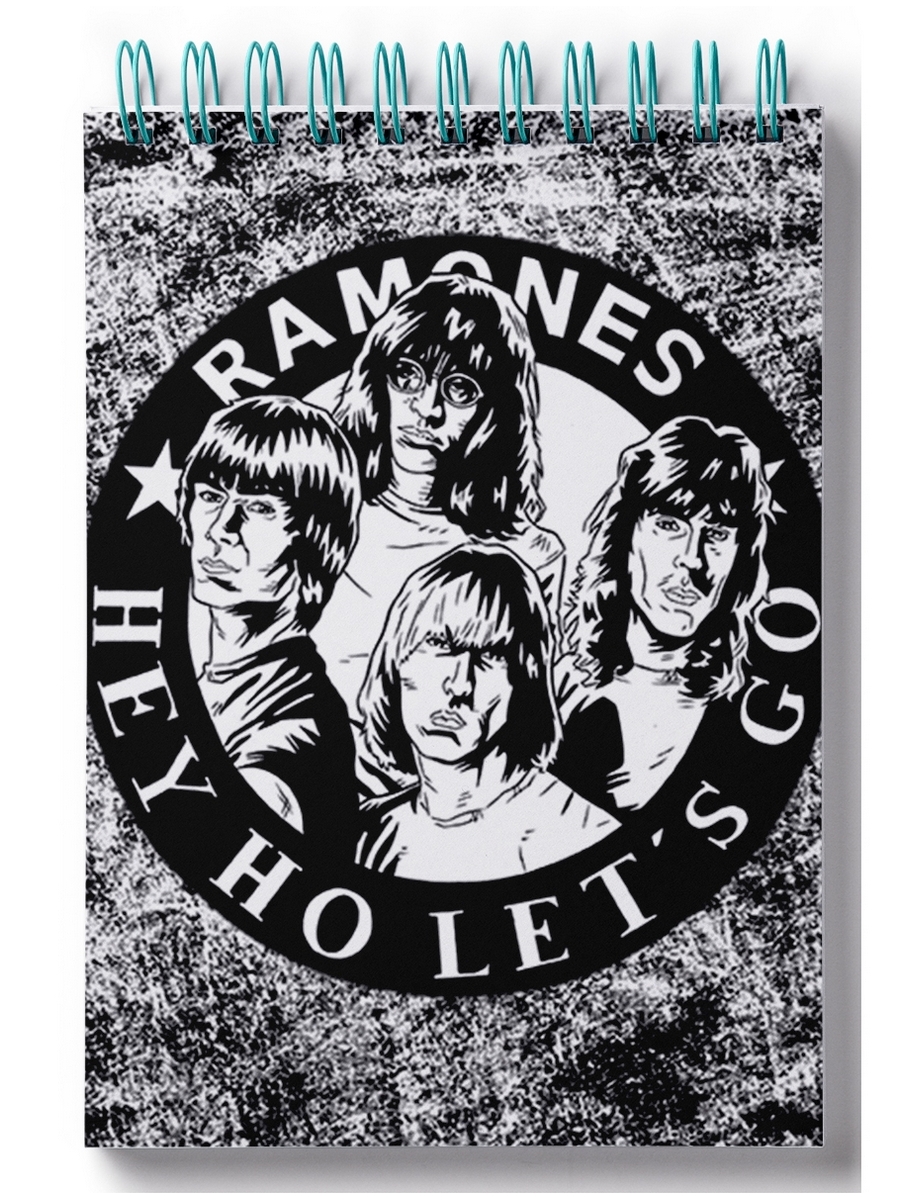 

Блокнот DRABS Ramones черно-белая
