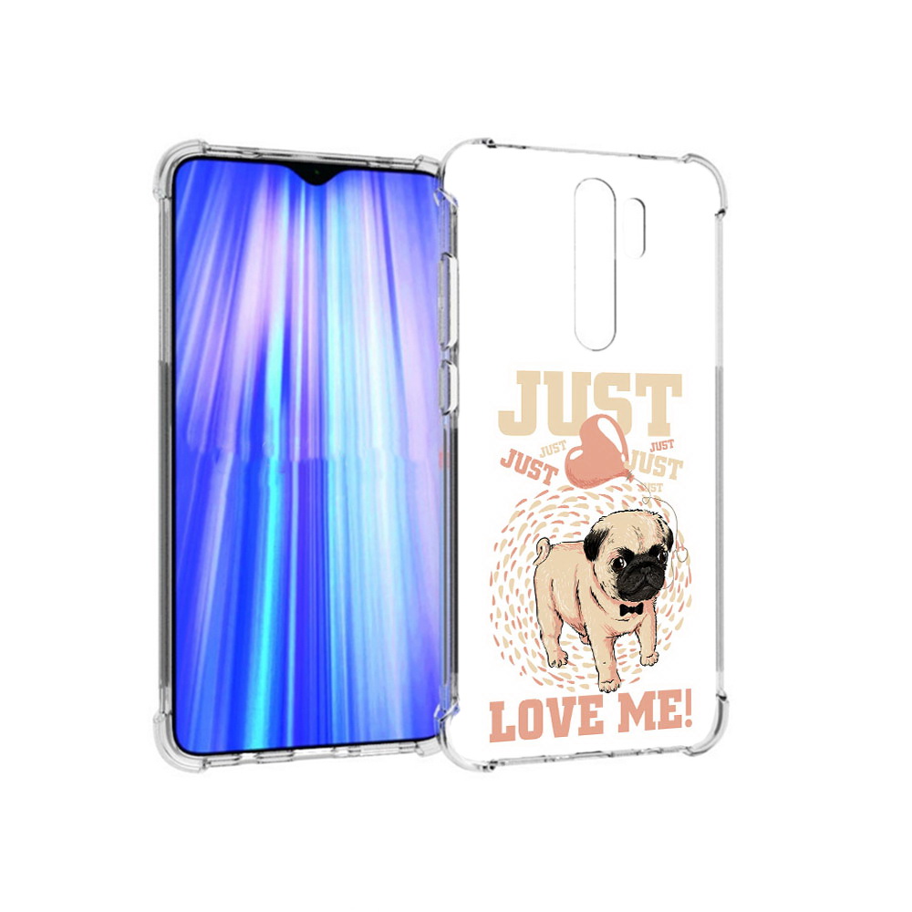 

Чехол MyPads Tocco для Xiaomi Redmi Note 8 Pro Люби меня (PT135544.276.109), Прозрачный, Tocco