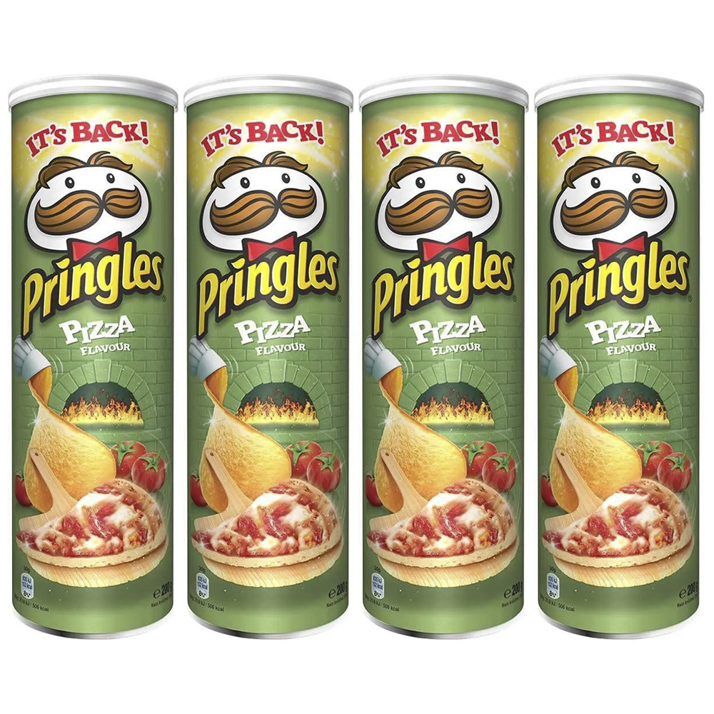 

Картофельные чипсы Pringles Pizza со вкусом Пицца 4 шт по 200 г