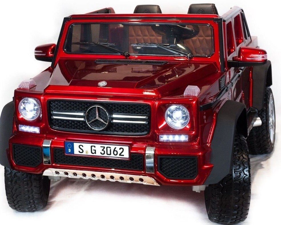 фото Детский автомобиль toyland mercedes benz maybach g 650 красный