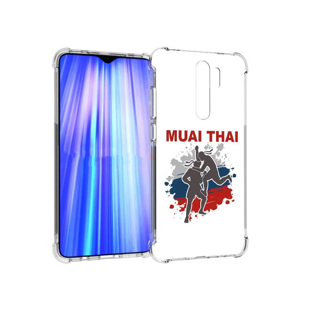 

Чехол MyPads Tocco для Xiaomi Redmi Note 8 Pro Муайтай (PT135544.276.123), Прозрачный, Tocco