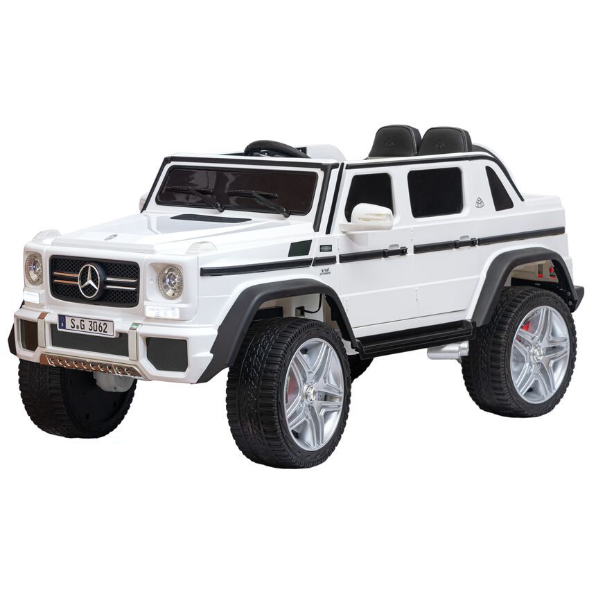 фото Детский автомобиль toyland mercedes benz maybach small g 650s белый