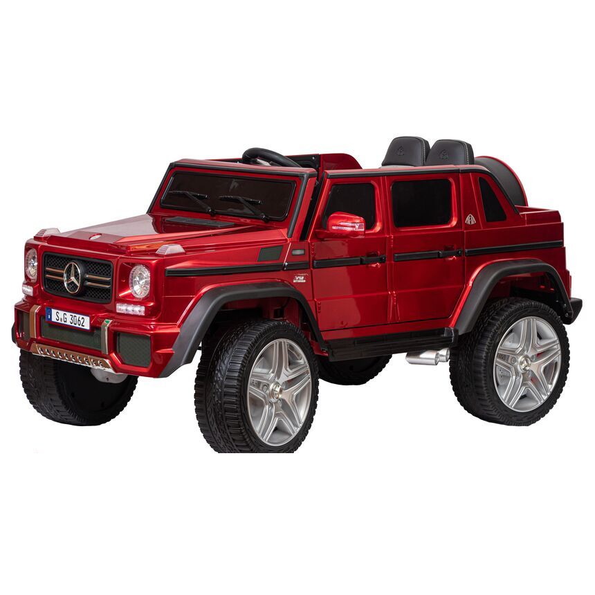 фото Детский автомобиль toyland mercedes benz maybach small g 650s красный