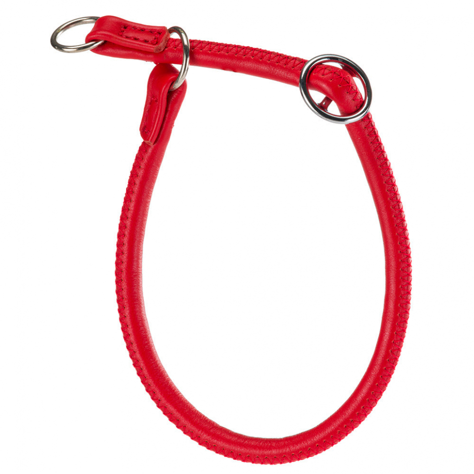 

Ошейник-полуудавка Ferplast VOGUE CS10/50 из натуральной кожи, красный, VOGUE