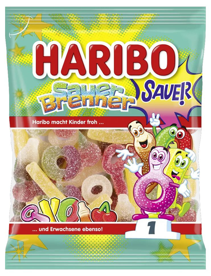 Мармелад жевательный HARIBO Sauerbrenner Кислый микс, 160 г