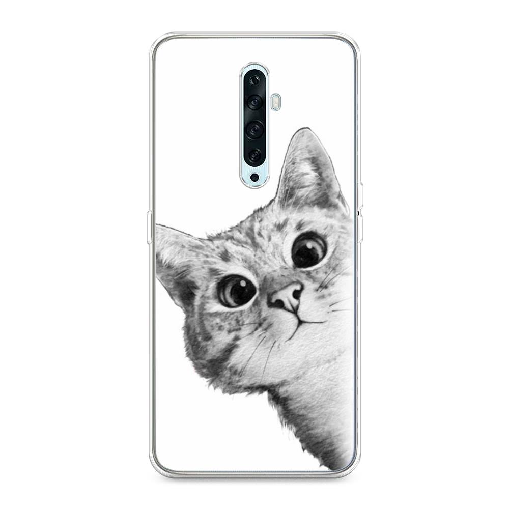 

Чехол Awog на Oppo Reno 2Z "Кот рисунок черно-белый", Разноцветный, 251850-1