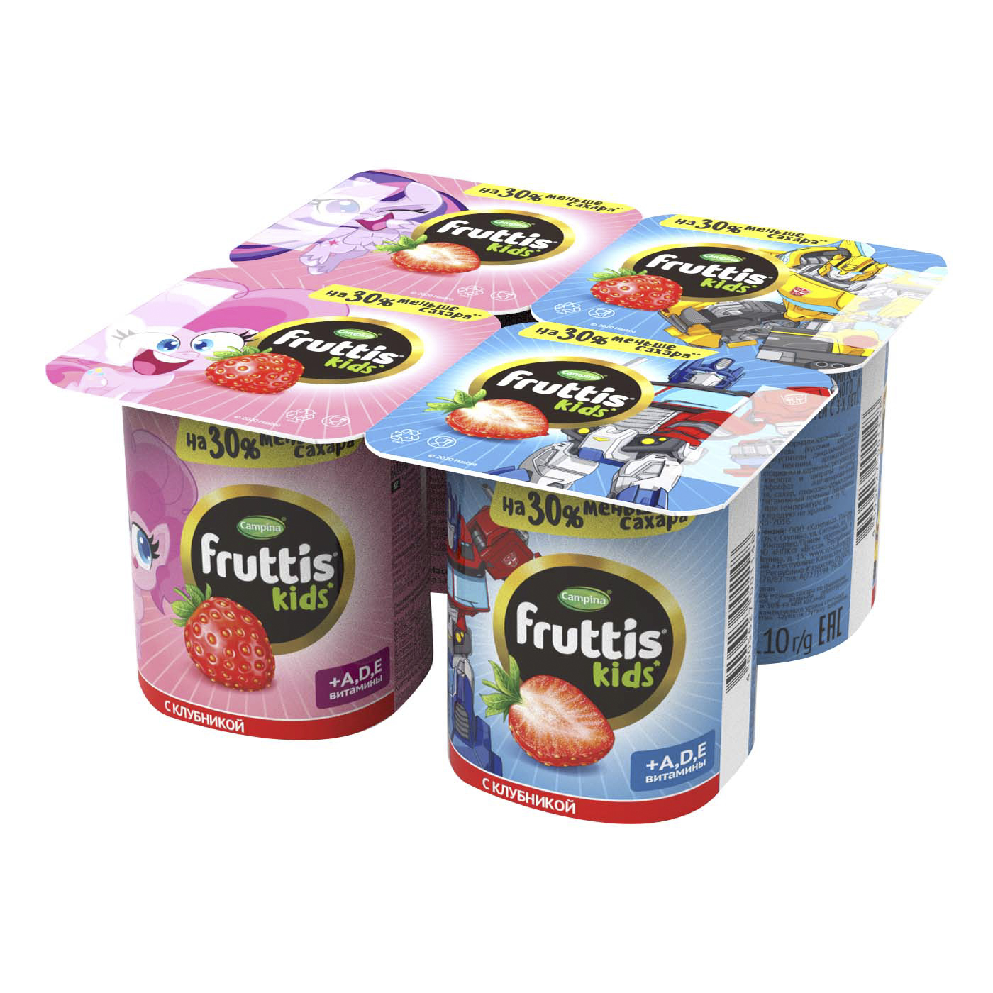 

Йогурт Fruttis клубника 2% 110 г