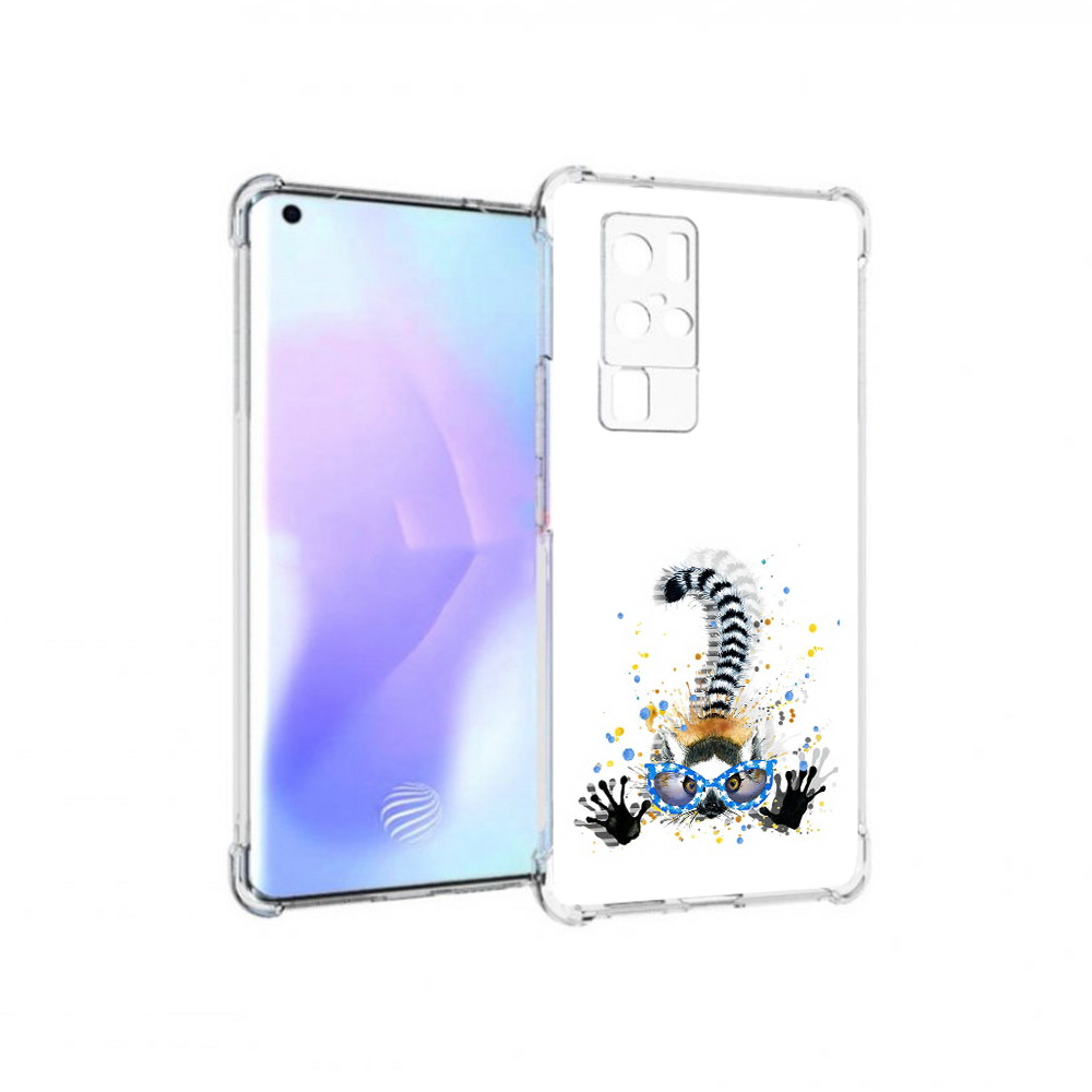 

Чехол MyPads Tocco для Vivo X50 Pro лямур (PT226970.404.454), Прозрачный, Tocco