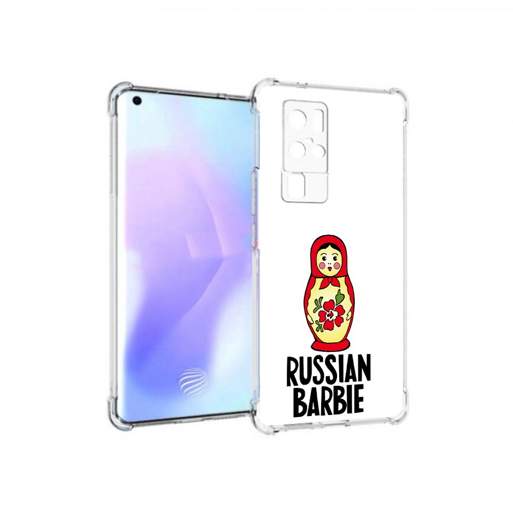 

Чехол MyPads Tocco для Vivo X50 Pro матрешка (PT226970.404.459), Прозрачный, Tocco