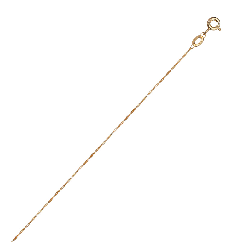Цепочка из золота 40 см Красцветмет НЦ12-036d-0,15