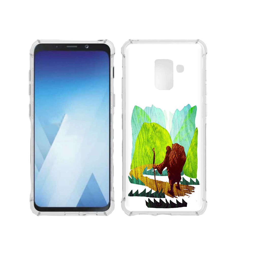 

Чехол MyPads Tocco для Samsung Galaxy A5 (2018) Лесная тропа (PT95317.573.106), Прозрачный, Tocco