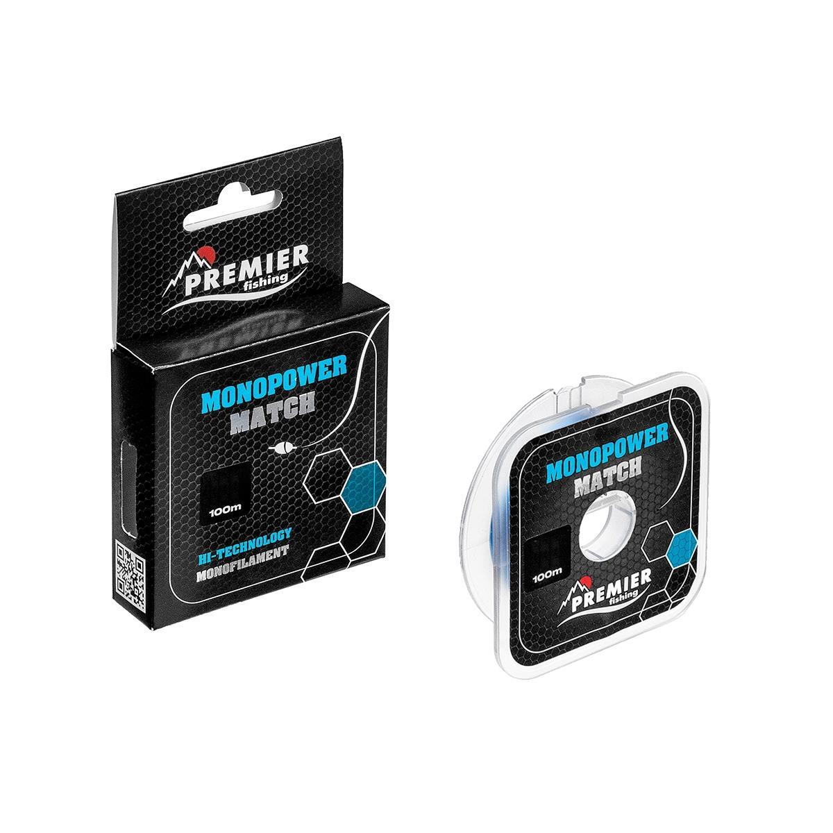 

Леска MONOPOWER MATCH 0,50mm/100m Blue Nylon (PR-MM-B-050-100) Premier Fishing